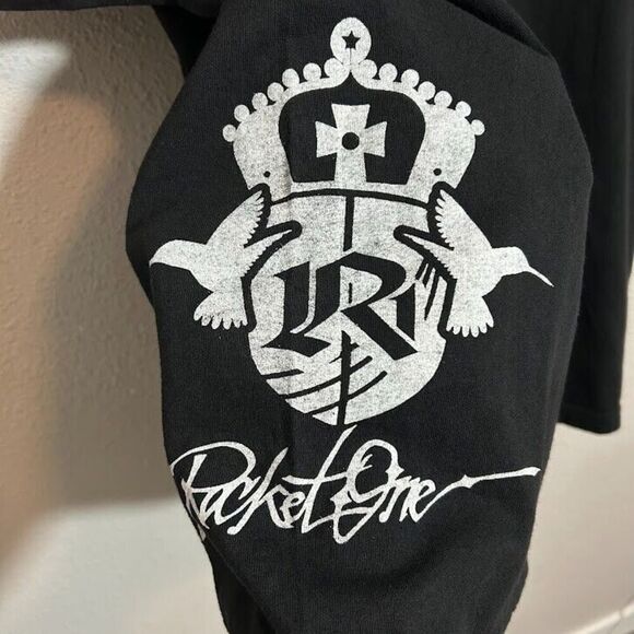 Anthrax Band Tee T-Shirt Mens XL Metalcore Short Sleeve Graphic T Racket One - Picture 6 of 8